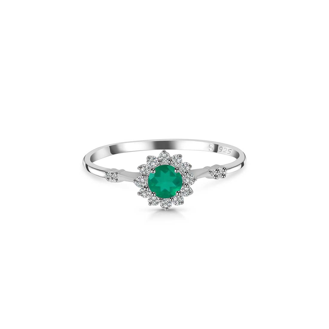 Green Onyx Ring-(GRO-SR-1937.)